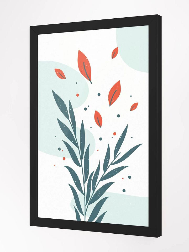 Abstract Botanical Bliss Framed Poster product image (9)