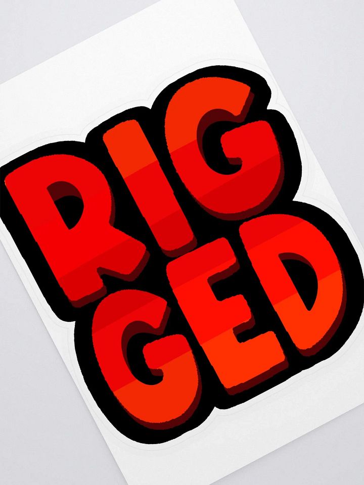 Rigged Large Sticker product image (2)
