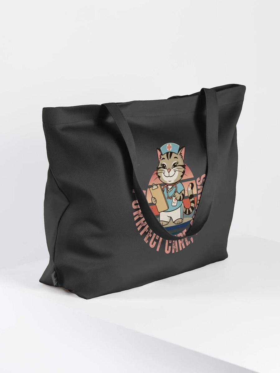 Purrfect Care Nurse Cat Organic Tote product image (4)