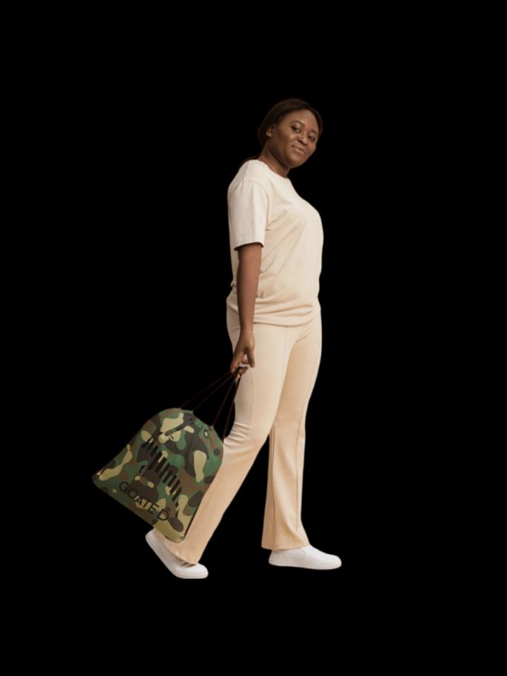 GOATED SPORTS® Camouflage Drawstring Bag product image (2)