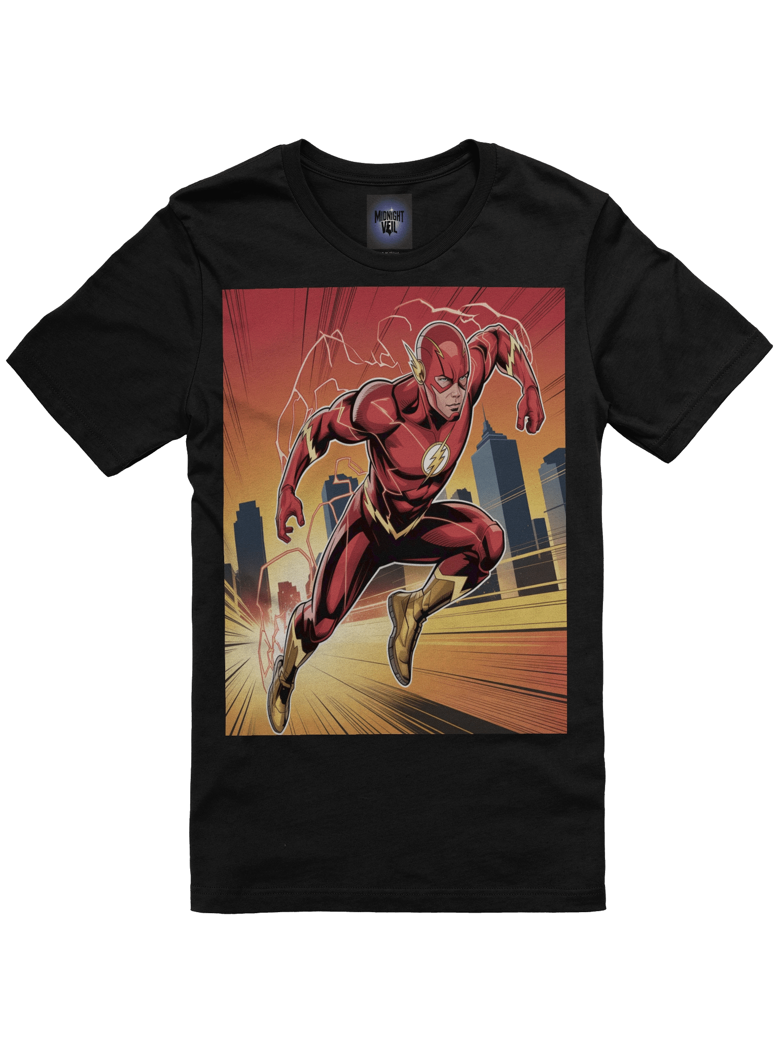Aurora Blitz: The Flash Sunset Velocity T-Shirt product image (3)