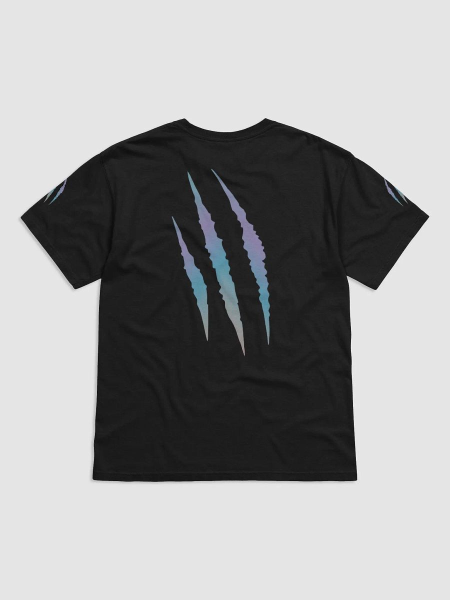 "Scratch Claws Gradient" (Sky Blue/Purple/Grey) Comfort Colors Garment-Dyed Heavyweight T-Shirt product image (8)