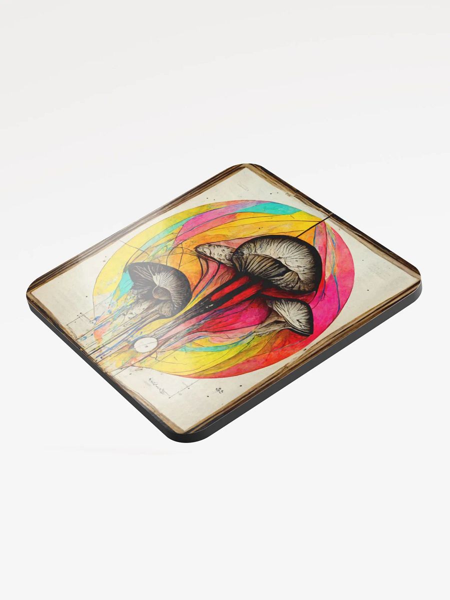 Psychedelic Shrooms Cork Coaster product image (3)