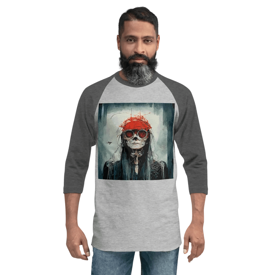 Ethereal Enigma Skeleton Raglan Tee product image (2)