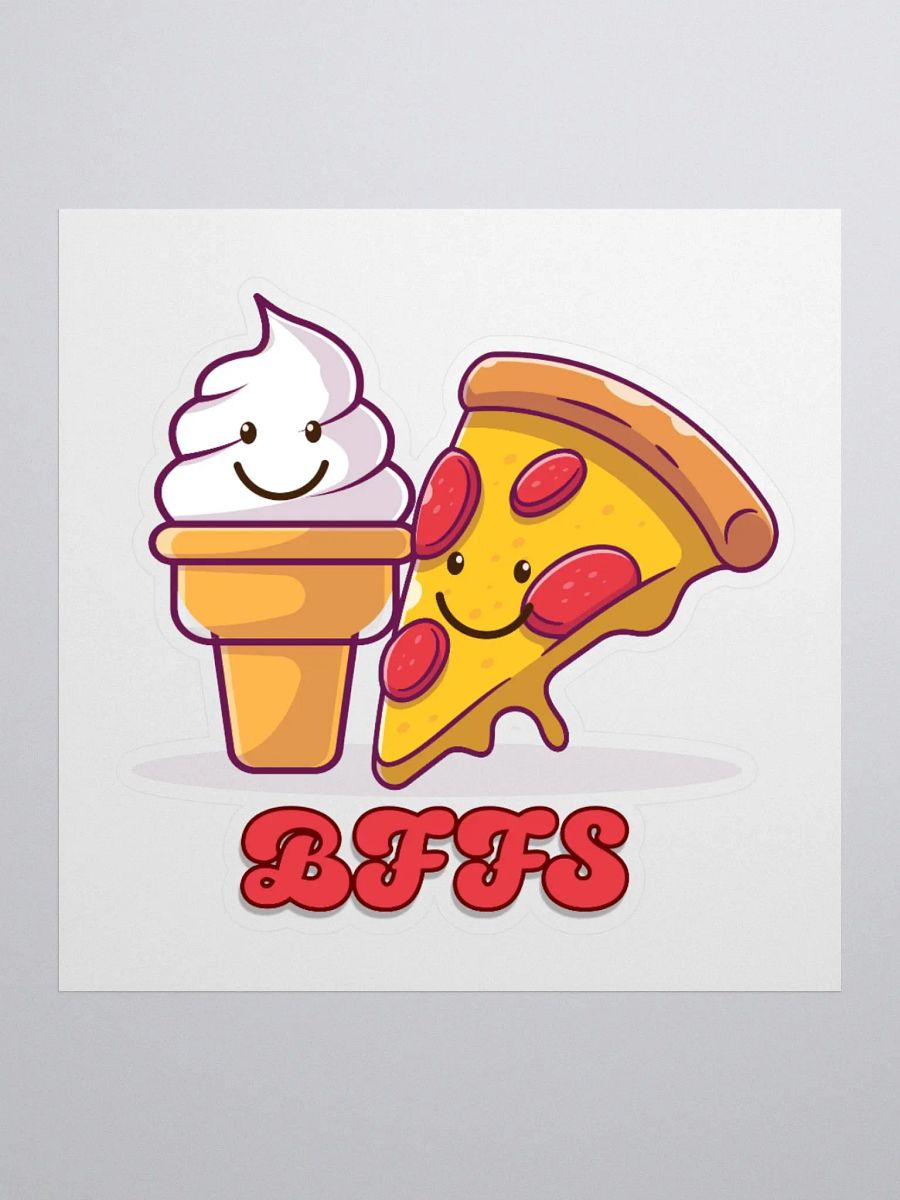 BFFs Pizza and Ice Cream Sticker product image (1)