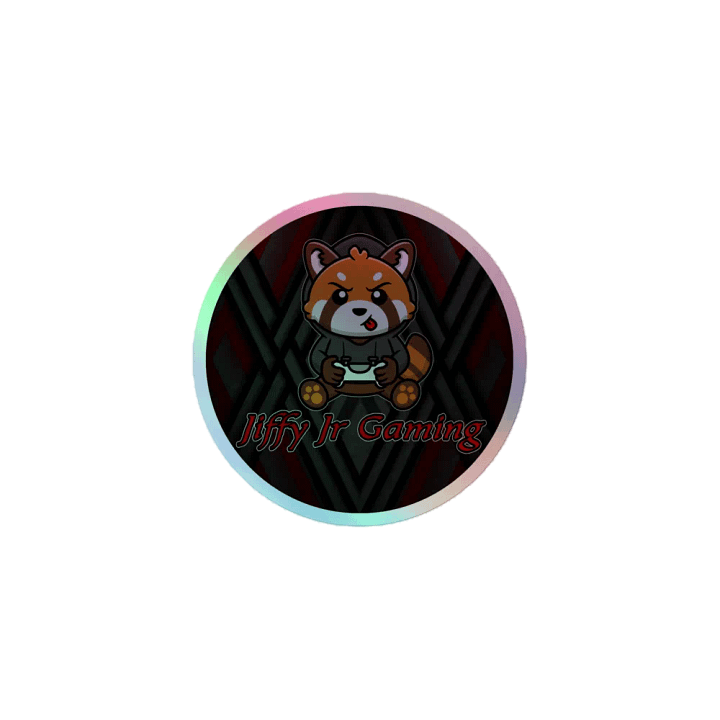 Jiffy Red Panda Holo Stickers product image (1)