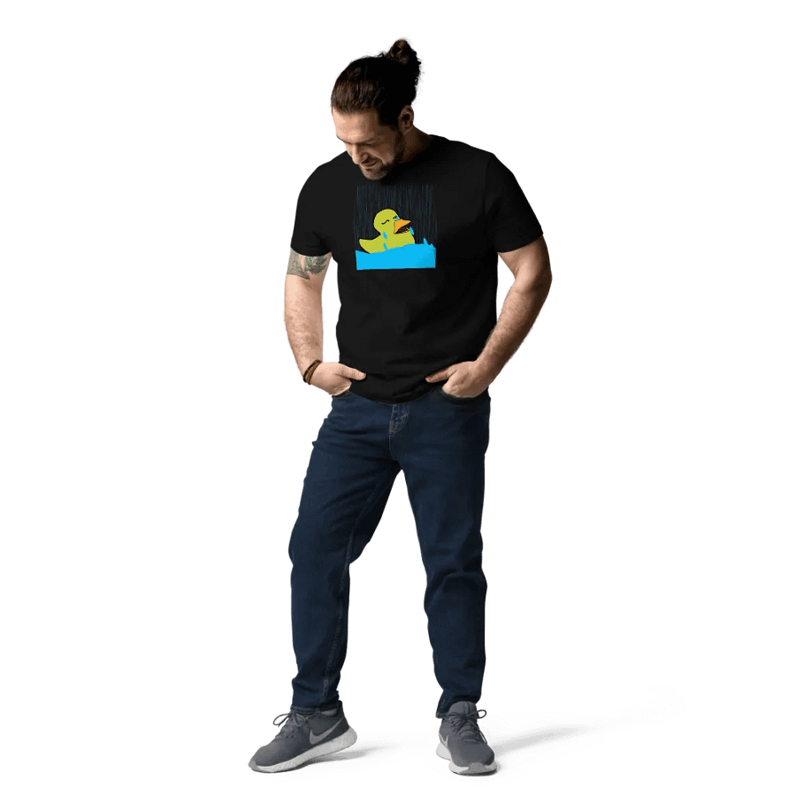 Quackers Cry Stanley/Stella Organic Cotton T-Shirt product image (9)