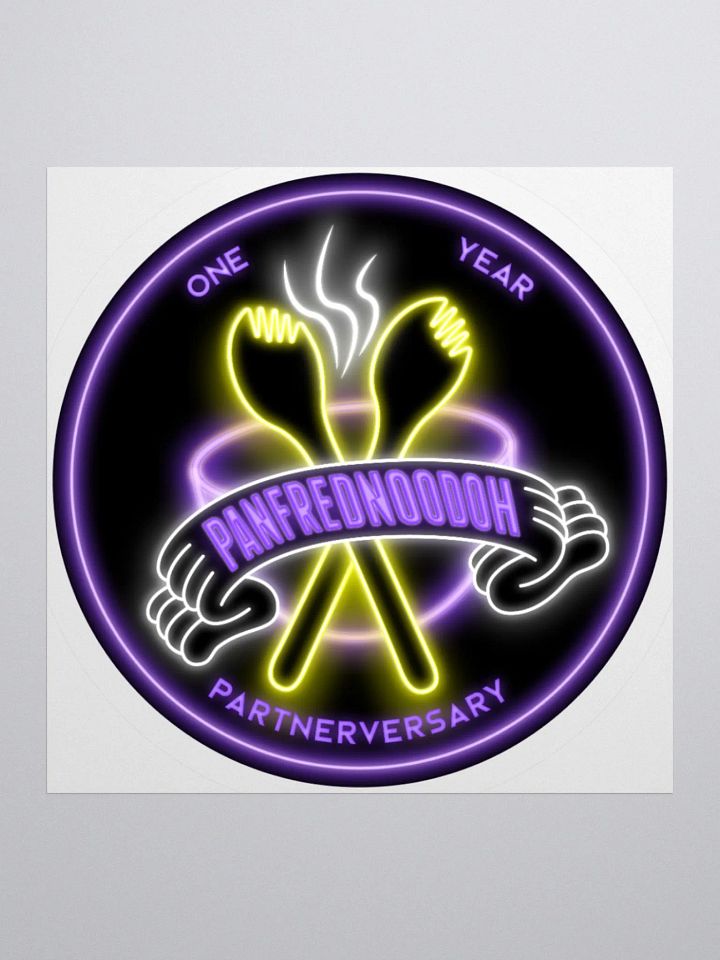 Limited Edition 1-Year Partnerversary Sticker product image (2)