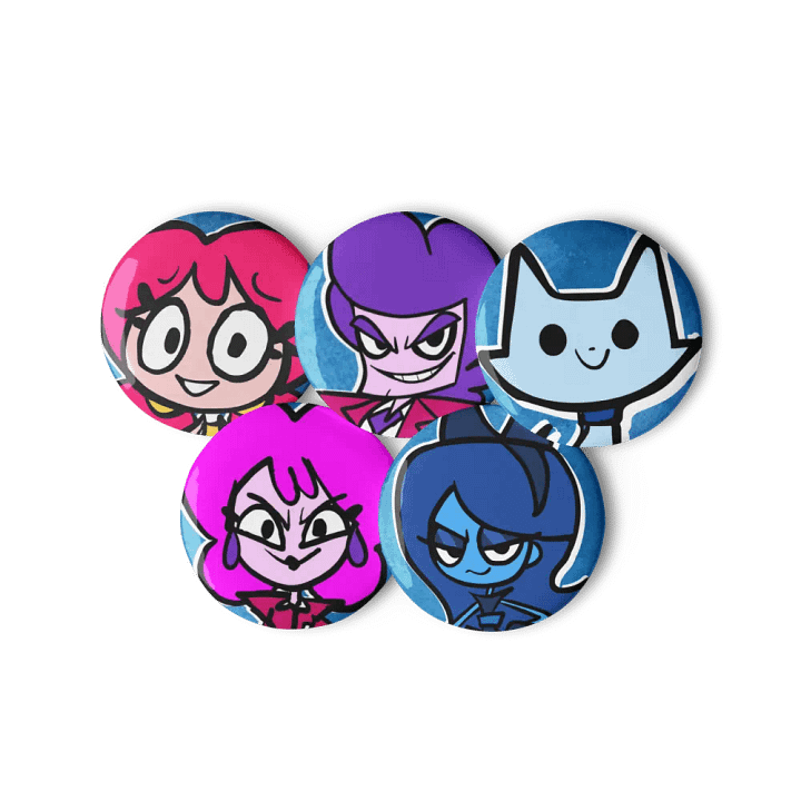 Shiver and Frostbite Pin Buttons Set product image (1)