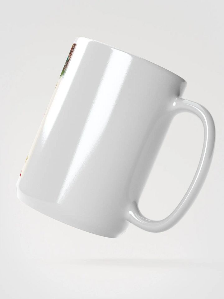 Santa's Greeting White Glossy Mug by Everlyn Riche product image (2)