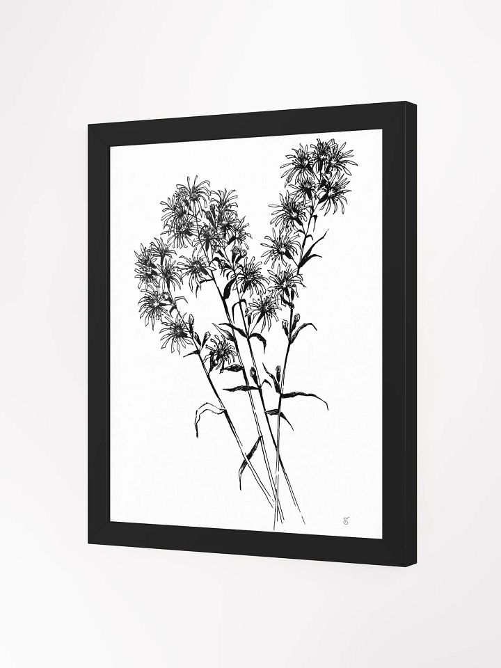 Elegant Botanical Line Art Poster - Bouquet Flowers product image (16)