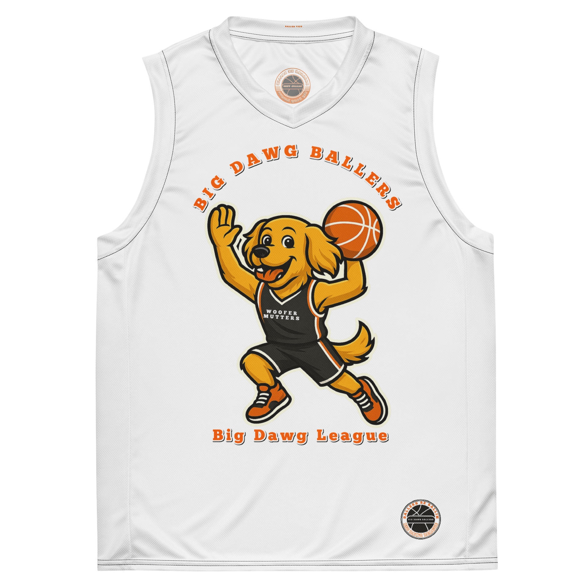 Basketball Jersey Golden-Retriever WooferMutter product image (2)