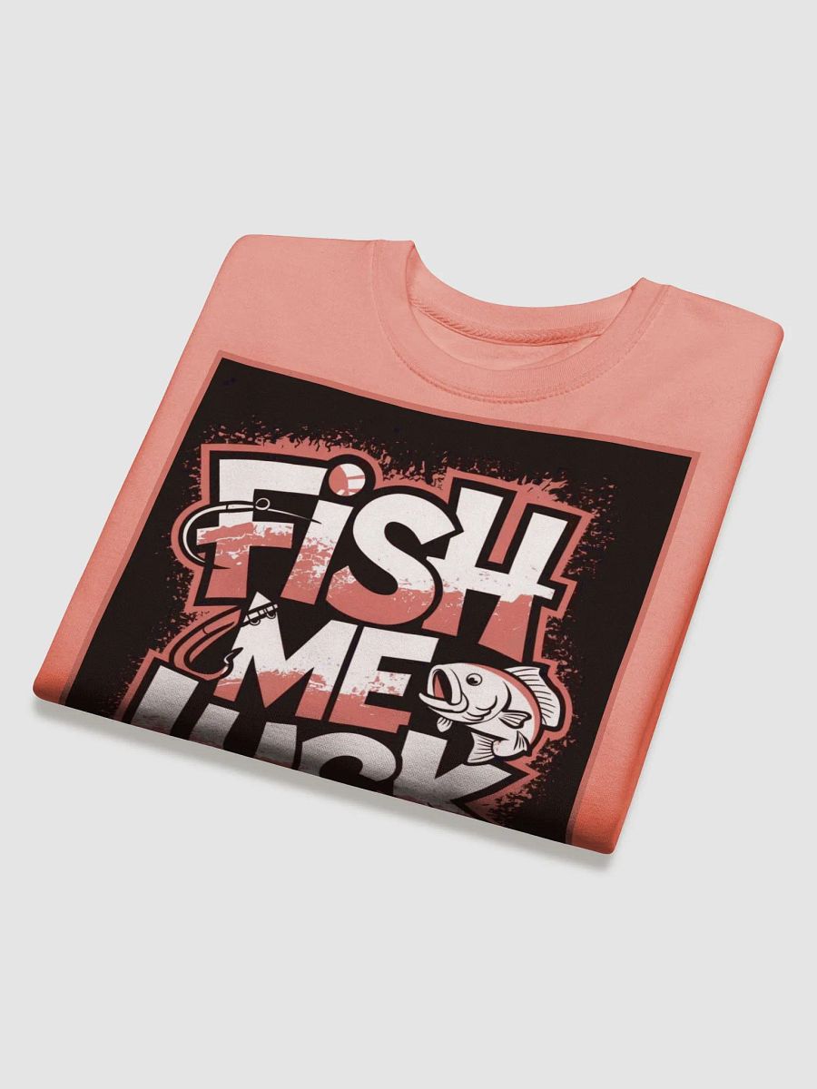 "FISH ME LUCK" premium cotton sweatshirt product image (4)