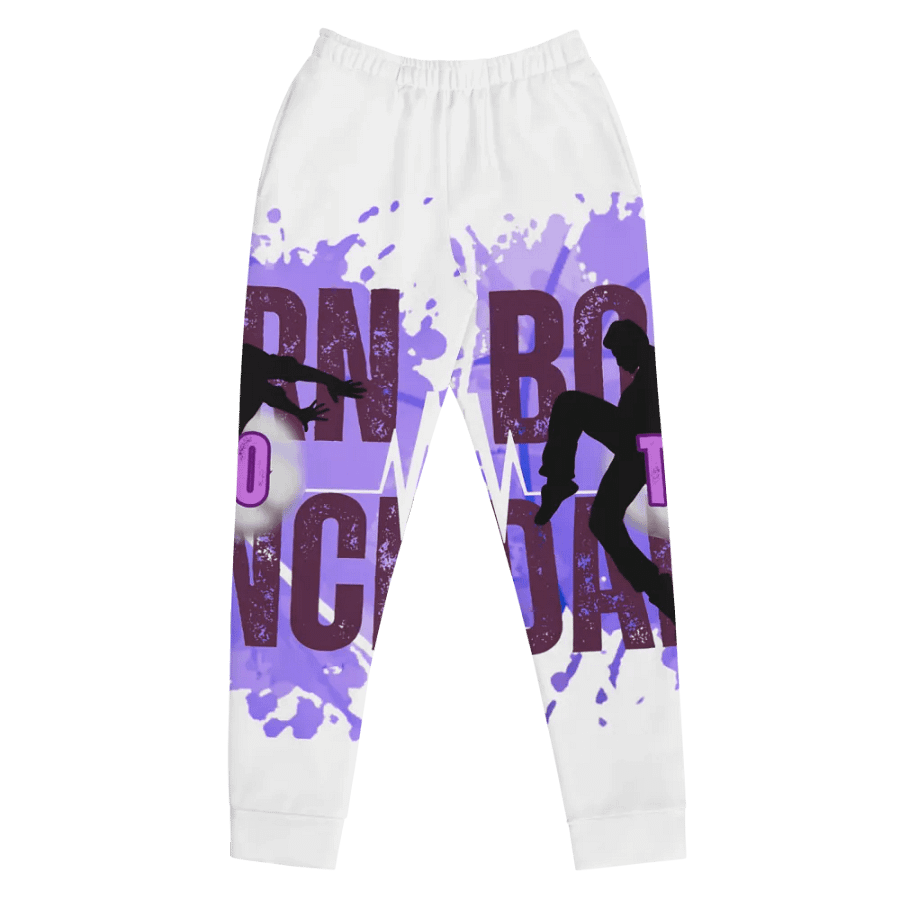 Born to Dance His Silhouette All-Over Print Joggers product image (7)