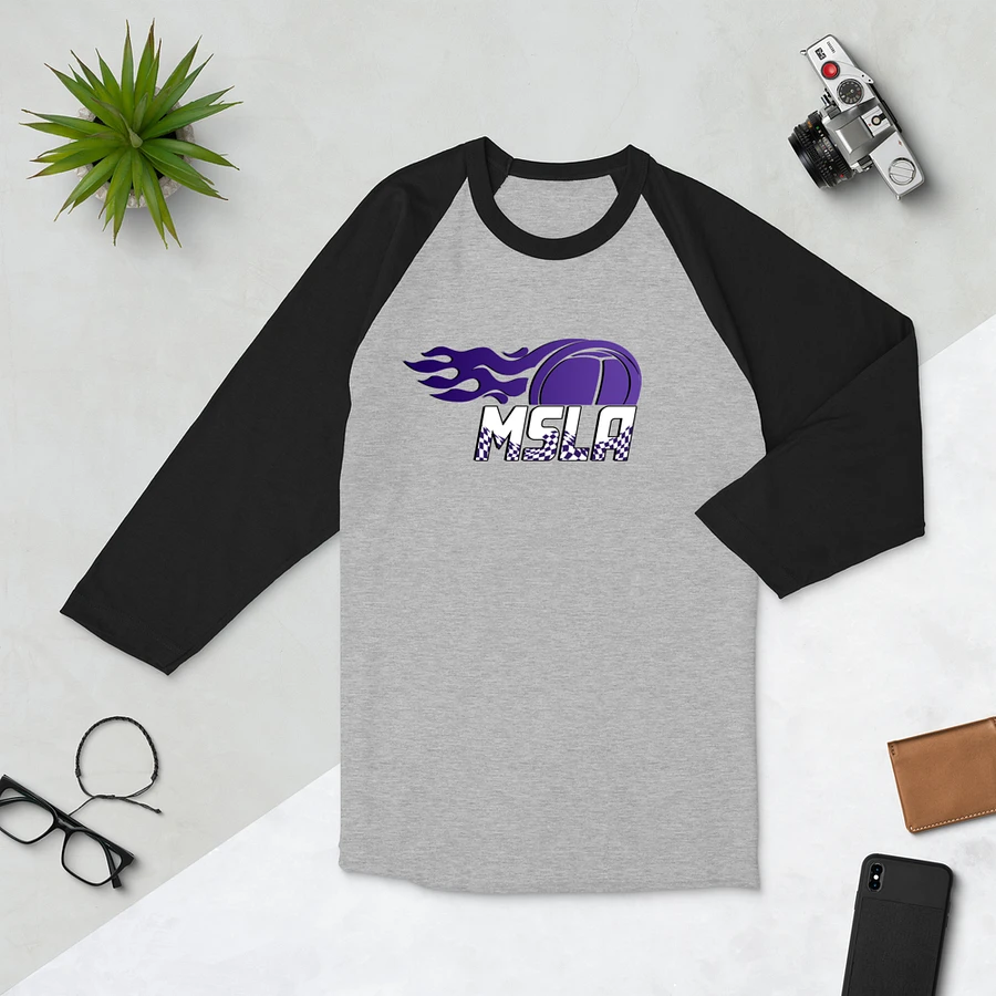 MSLA Purple Jersey Raglan Tee product image (25)