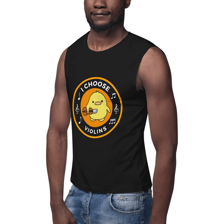 I choose violins Bella+Canvas Muscle Tank product image (2)