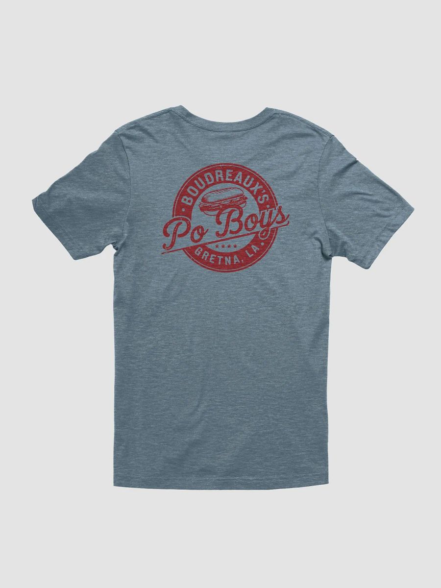 Boudreaux's Po Boy's Logo Bella+Canvas T-Shirt product image (44)