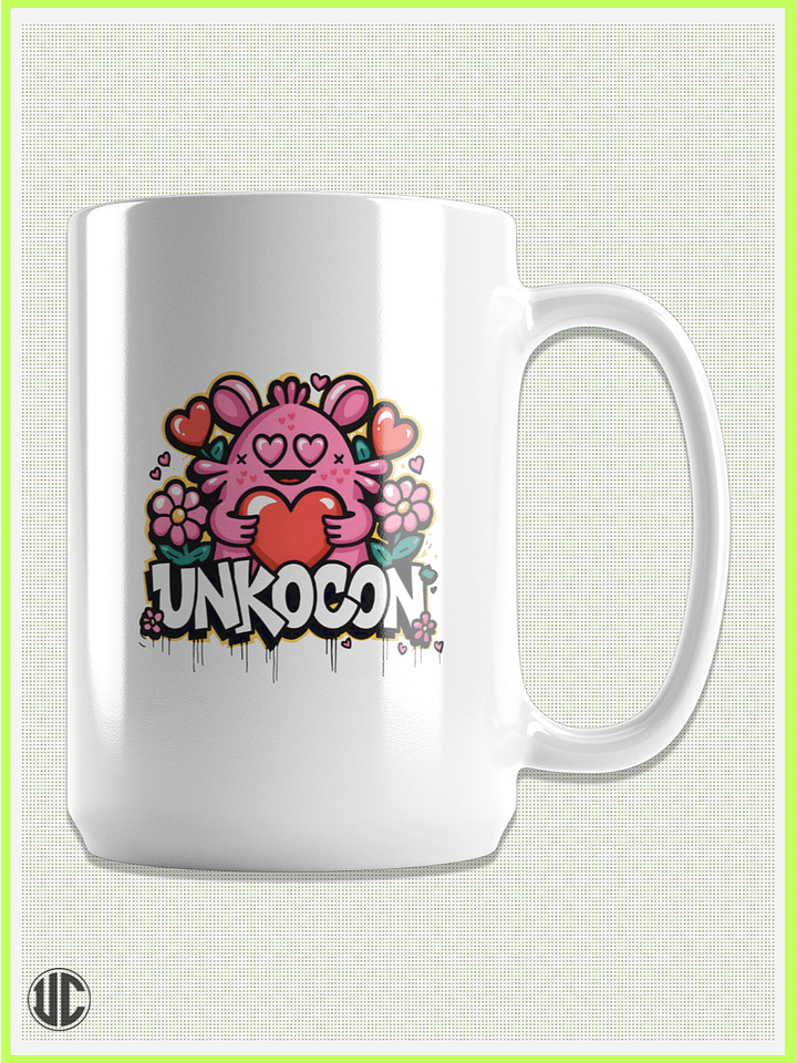 Graffiti Heart – 15 oz Ceramic Mug by UnkoCon product image (1)