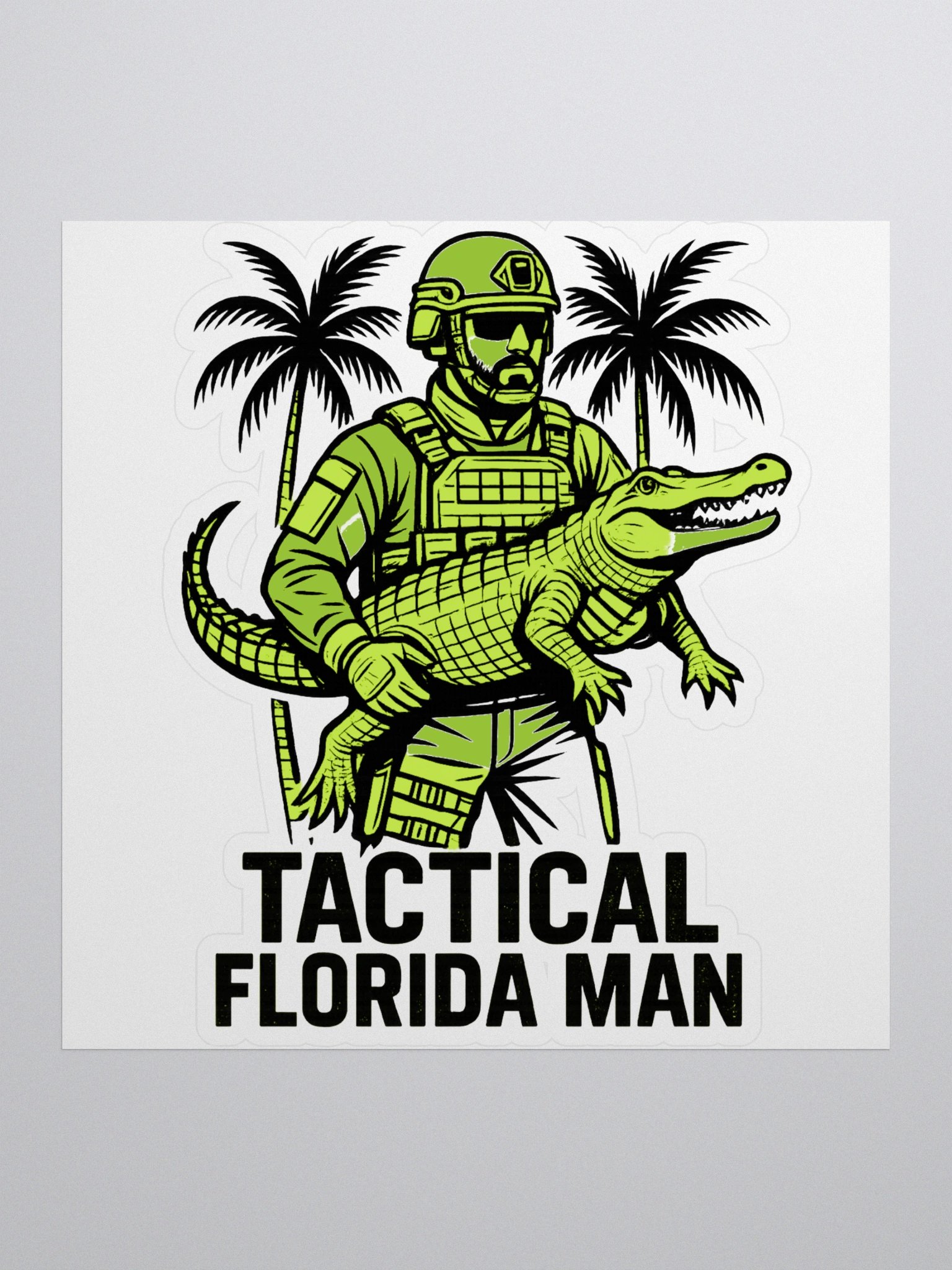 Tactical Florida Man Sticker product image (1)