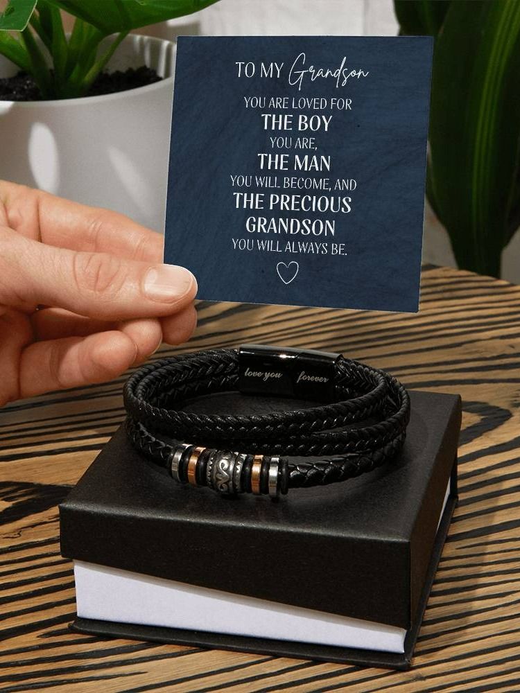 Grandson Forever Bracelet - You Are Loved For The Boy product image (6)