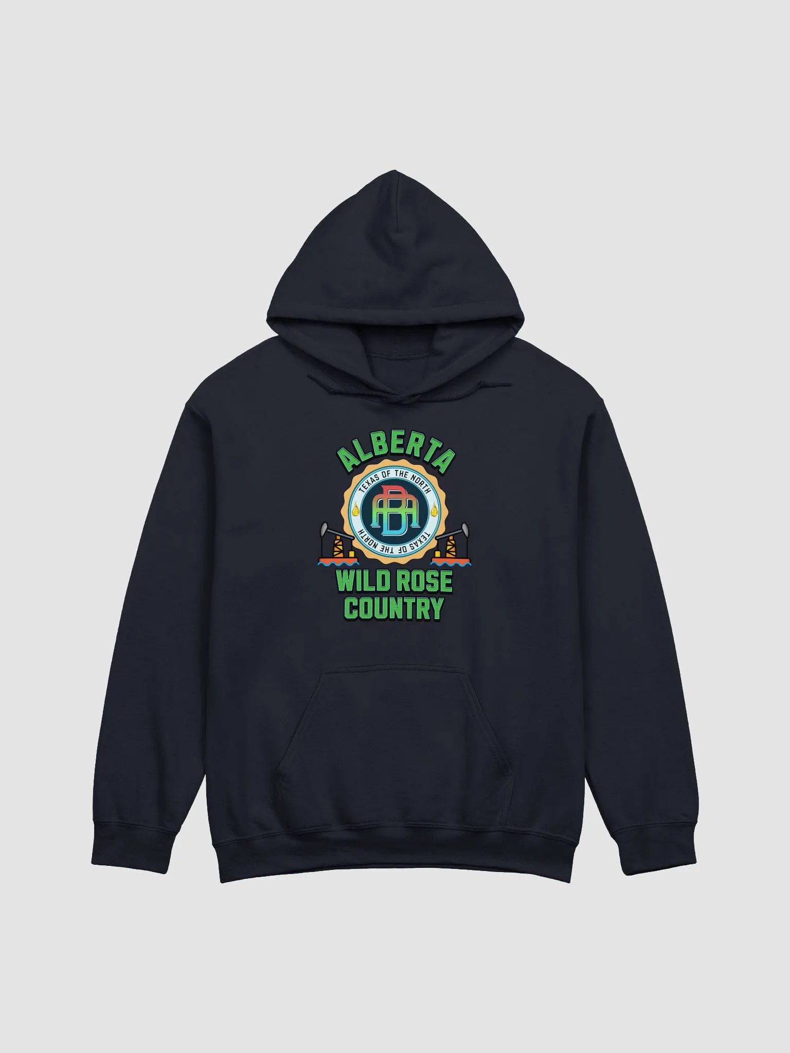 Alberta Wild Rose Country Emblem Classic Hoodie product image (13)