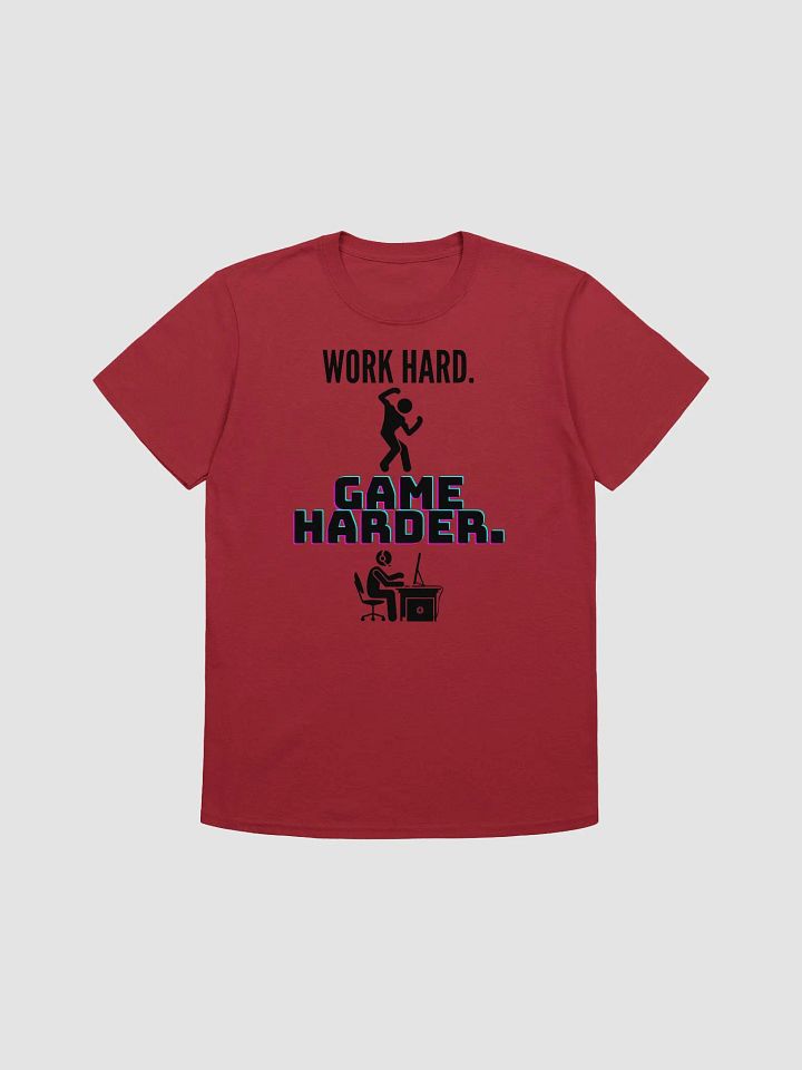 Work Hard. Game Harder. T-Shirt (blk) product image (1)