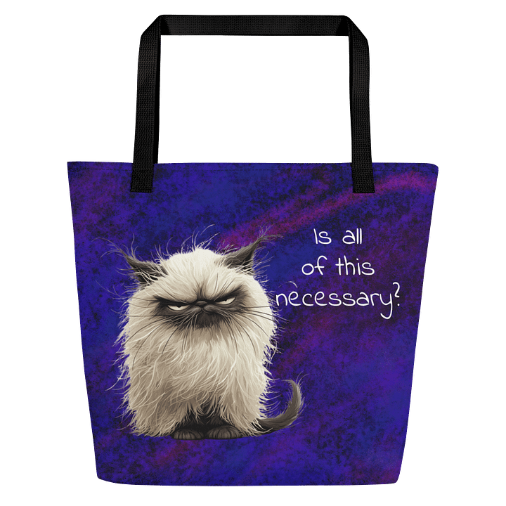 Judgy Cat All Over Print Tote Bag product image (1)