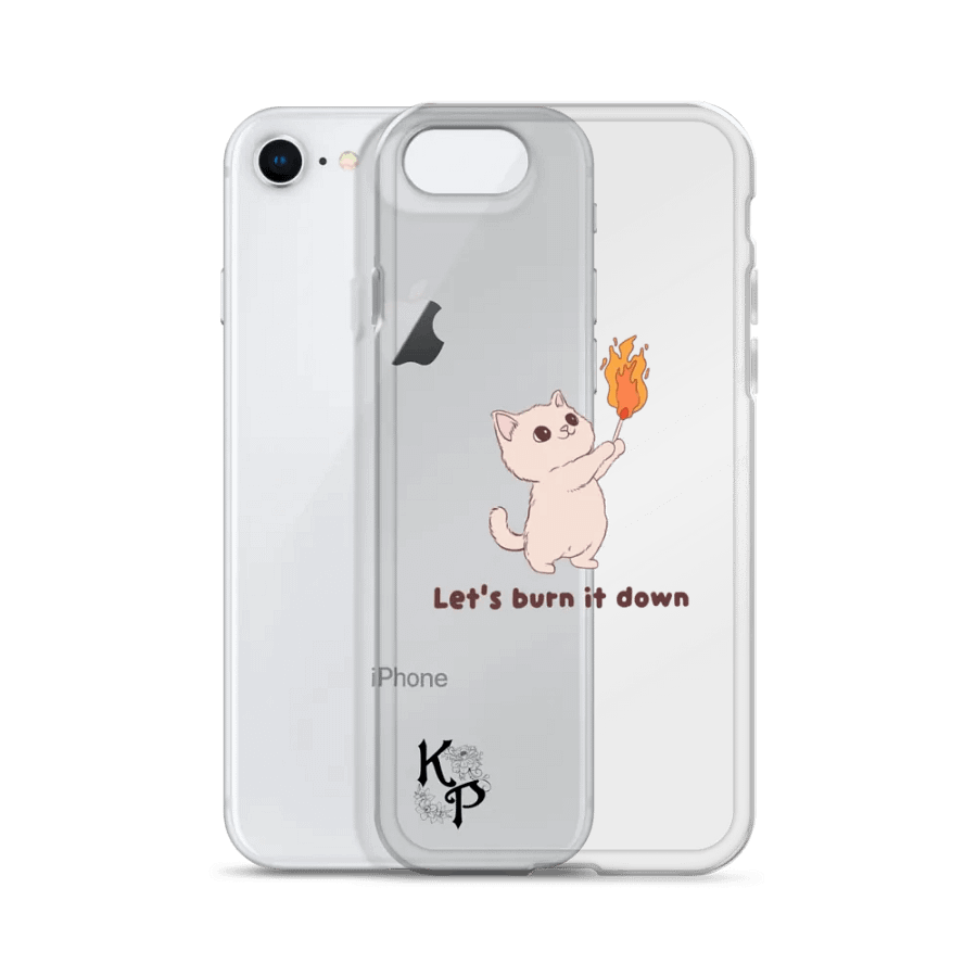 Flame Kitty iPhone® Clear Case product image (51)