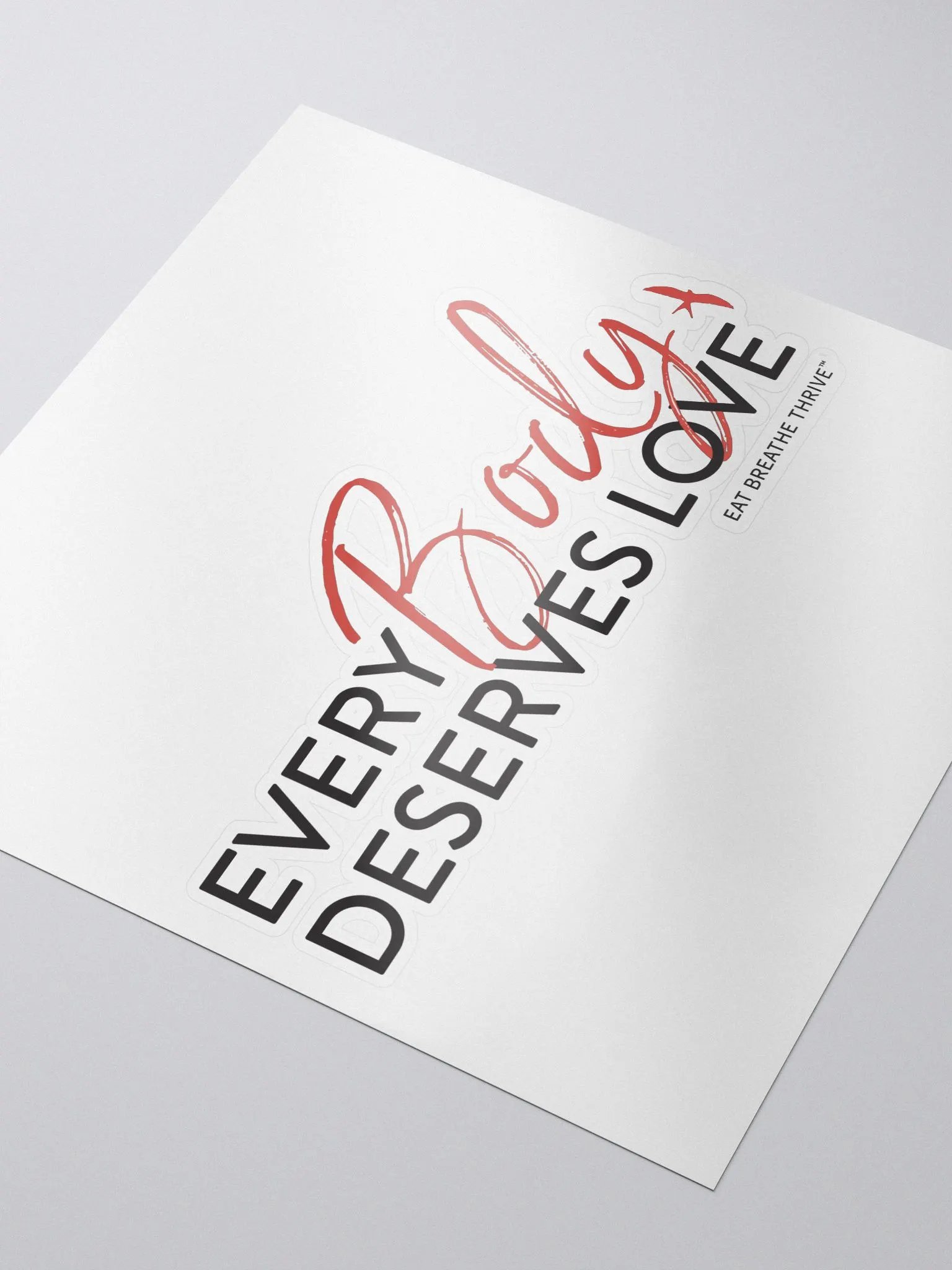 Every Body Deserves Love | sticker product image (3)