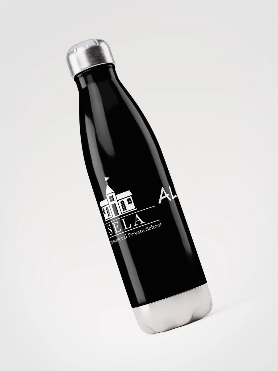 SELA Alumni Stainless Steel Water Bottle (black) product image (3)
