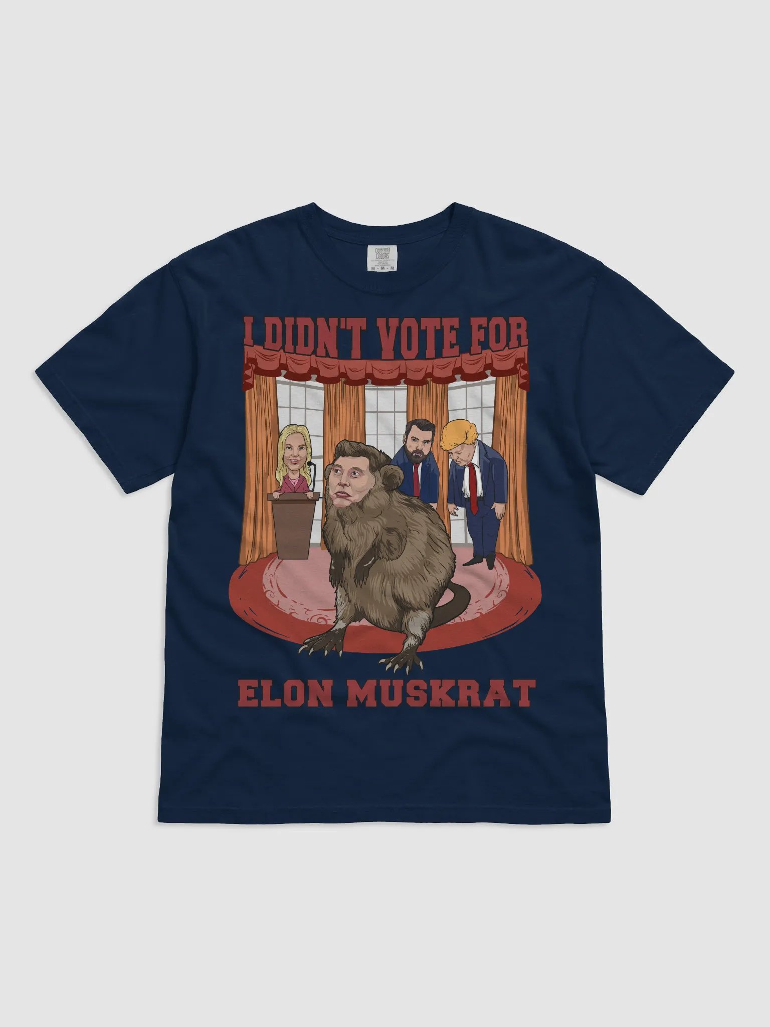 I didn't vote for Elon Muskrat tshirt product image (4)