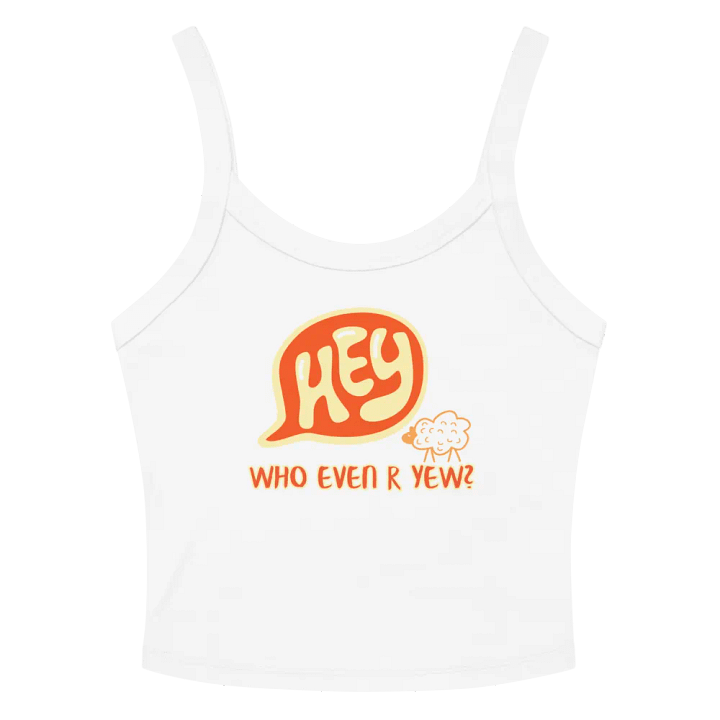Hey Who Ribbed Tank product image (2)