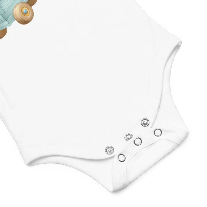 Cute Onesie With Bear Riding A Tractor product image (2)