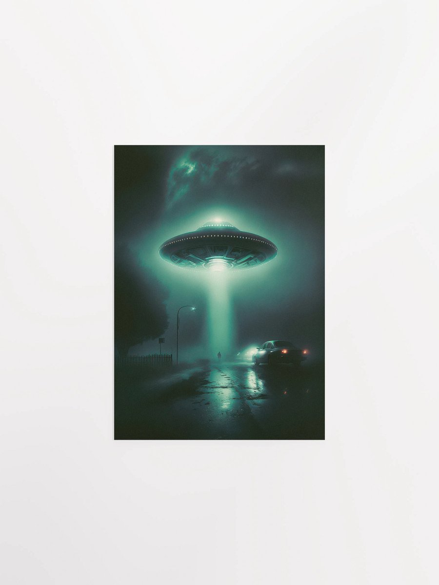 The Truth is Out There / The X-Files photo of UFO — sci-fi poster, movie art, I want to believe poster, space print, aliens wall decor product image (6)