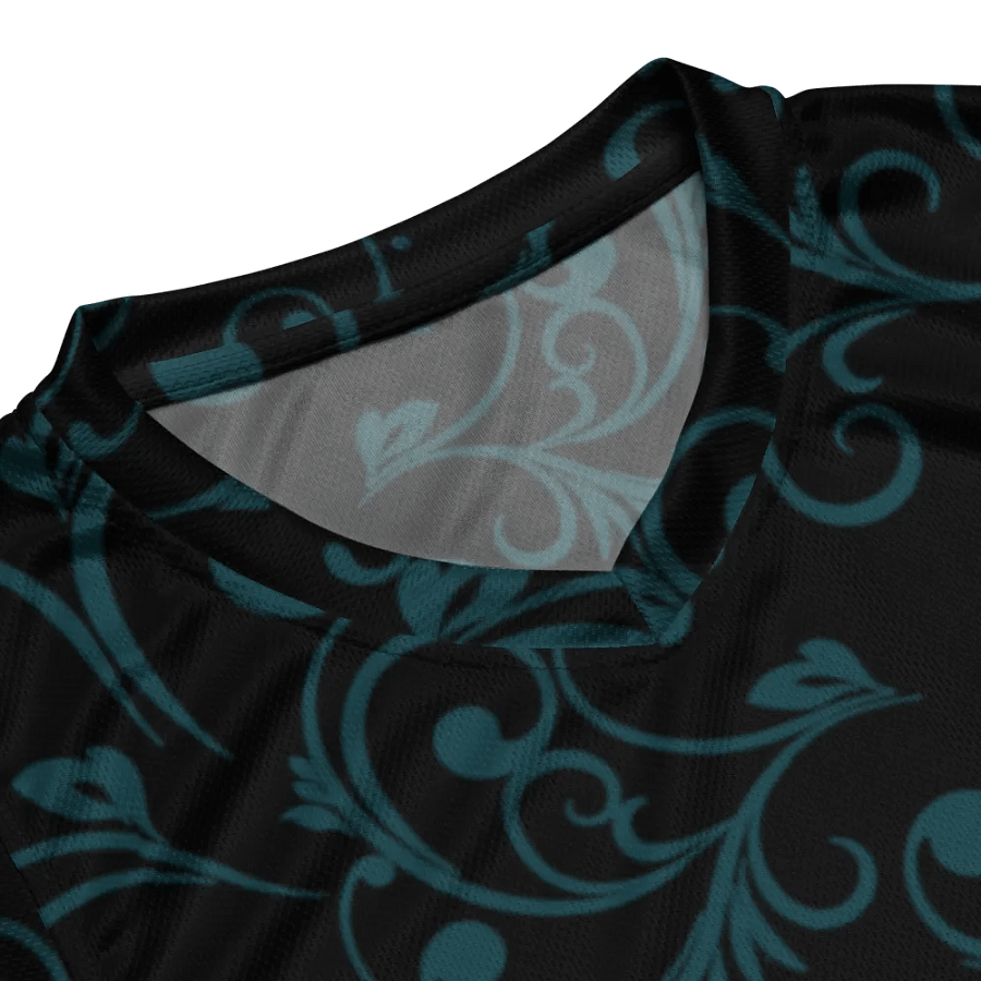 Dark Teal Basketball Jersey product image (8)