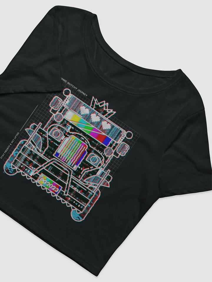 Panic Glitchy Jeepney Crop Tee product image (2)