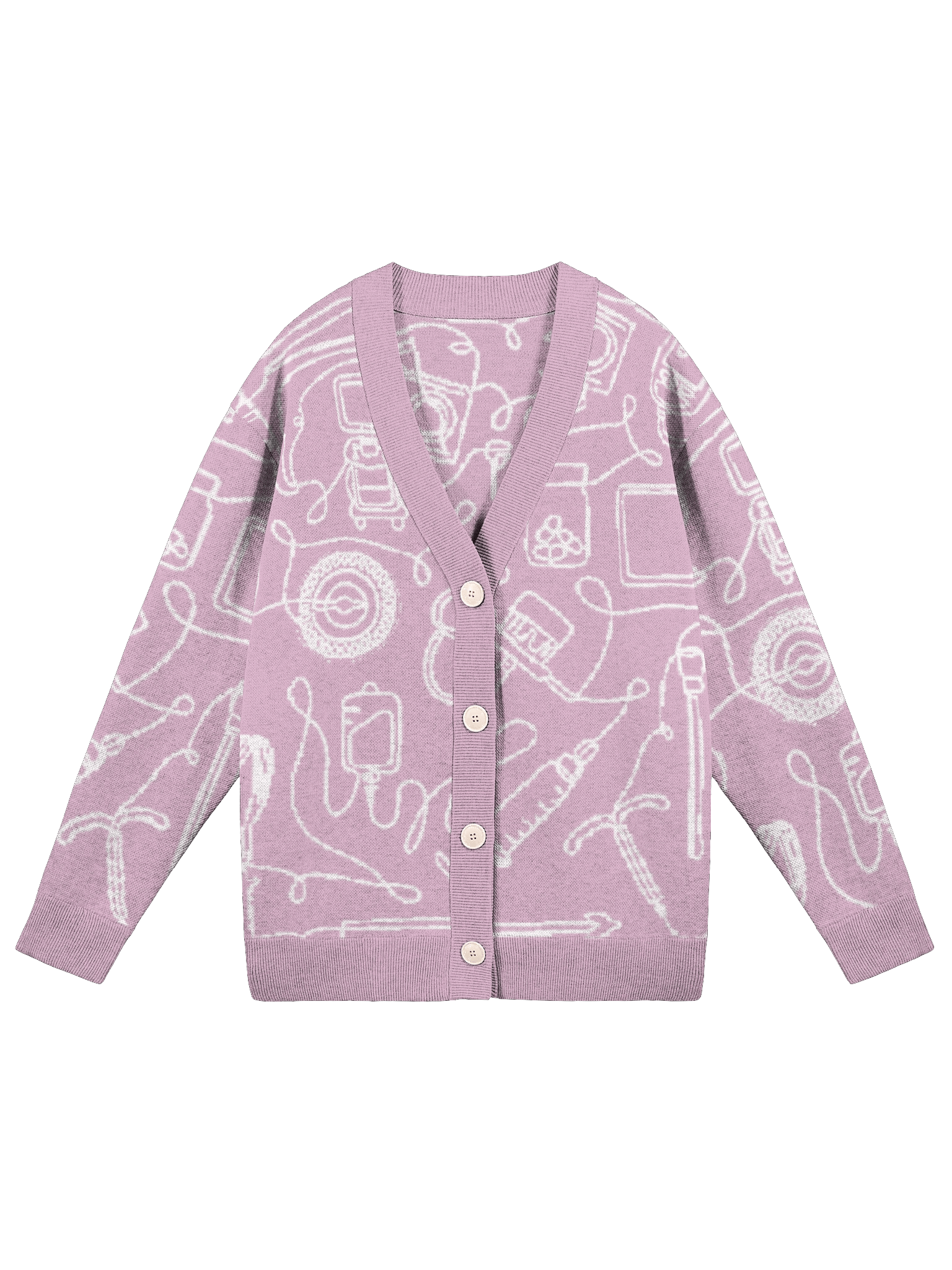 Service Line (OBGYN - Lilac Cardigan) product image (1)