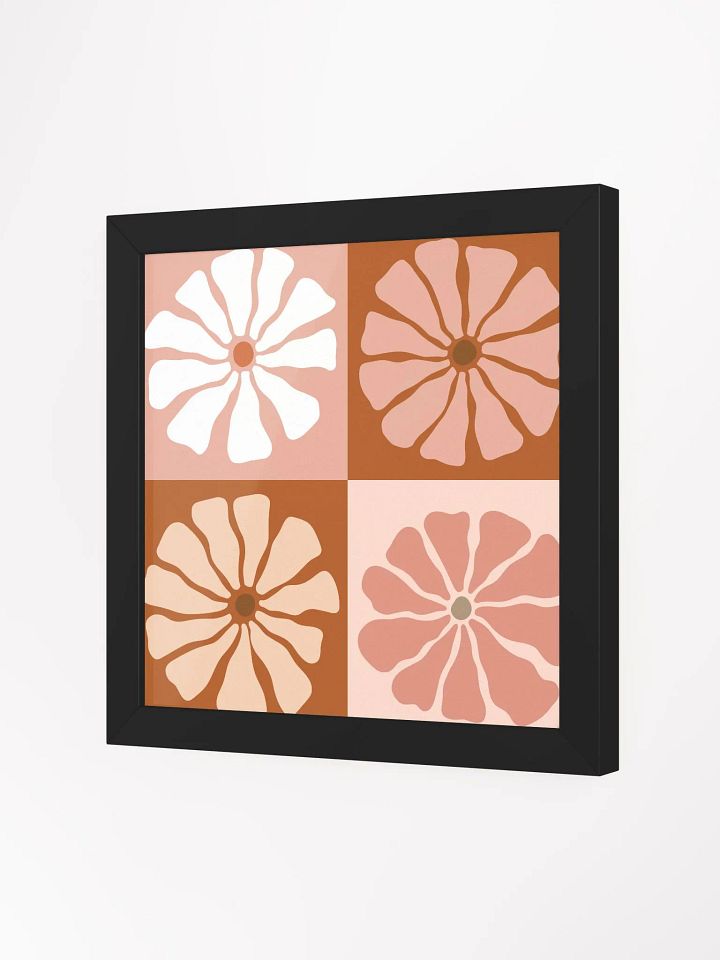 Floral Mosaic - Framed Poster product image (2)
