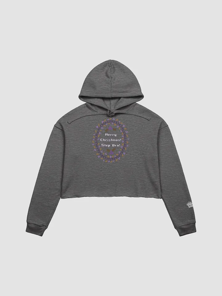 Step Bro Christmas Cropped Hoodie - Purple product image (3)