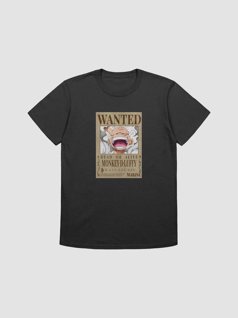 Wanted Monkey D Luffy T-Shirt Black