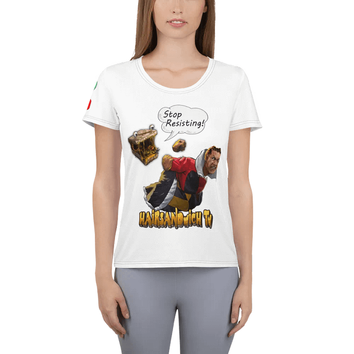 Stop Resisting - Female Athletic Tee product image (2)