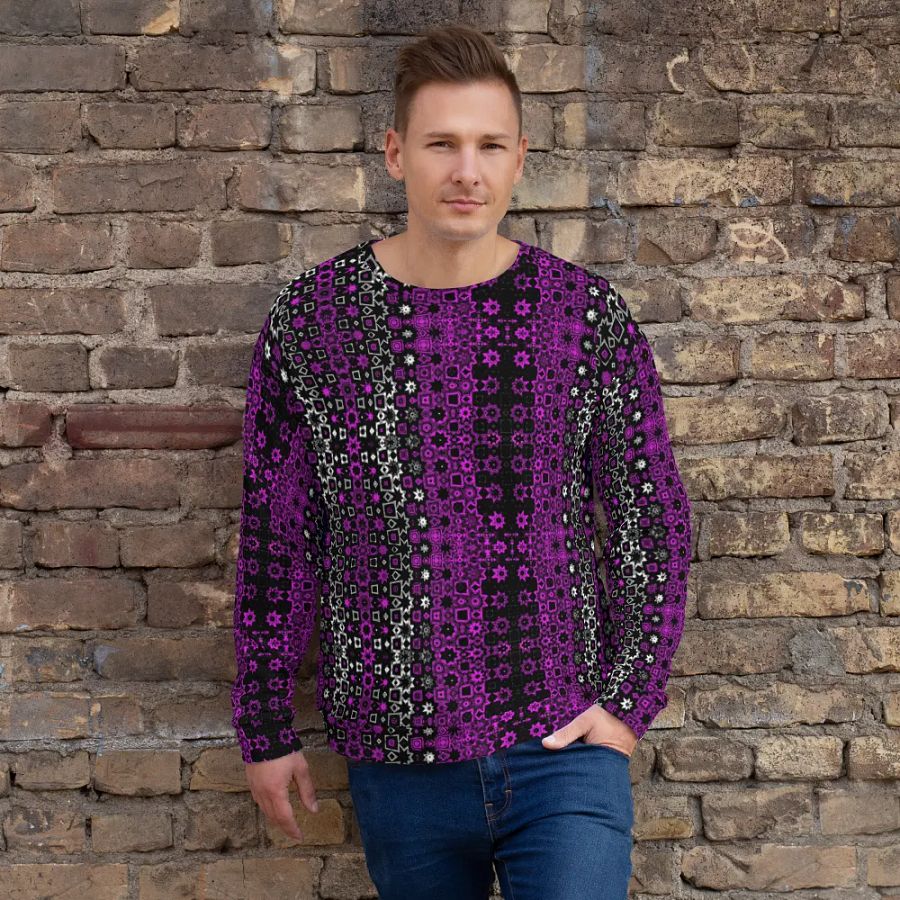 That Stars Pattern Unisex All Over Print Sweatshirt product image (3)