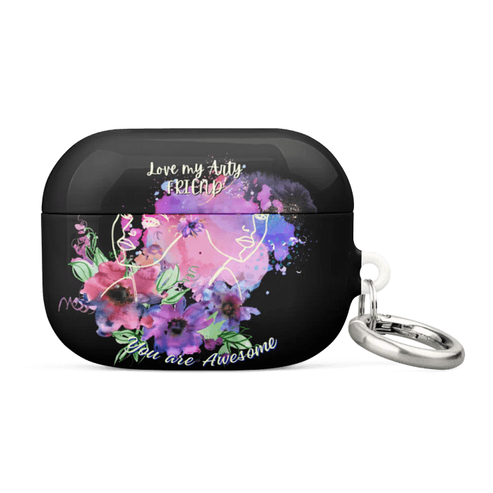 Whimsical Friendship All-Over Print AirPods® Case for your special friend product image (1)