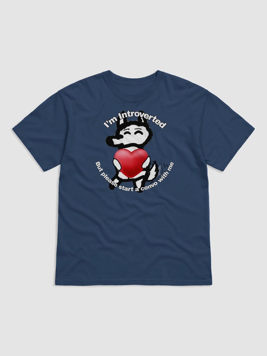 Im introverted but please talk with me heavyweight T-Shirt product image (20)