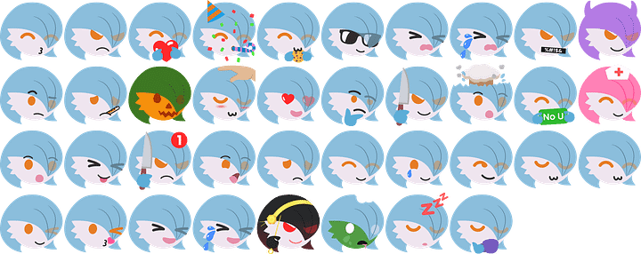 Gardevoir Emotes (Shiny) product image (2)
