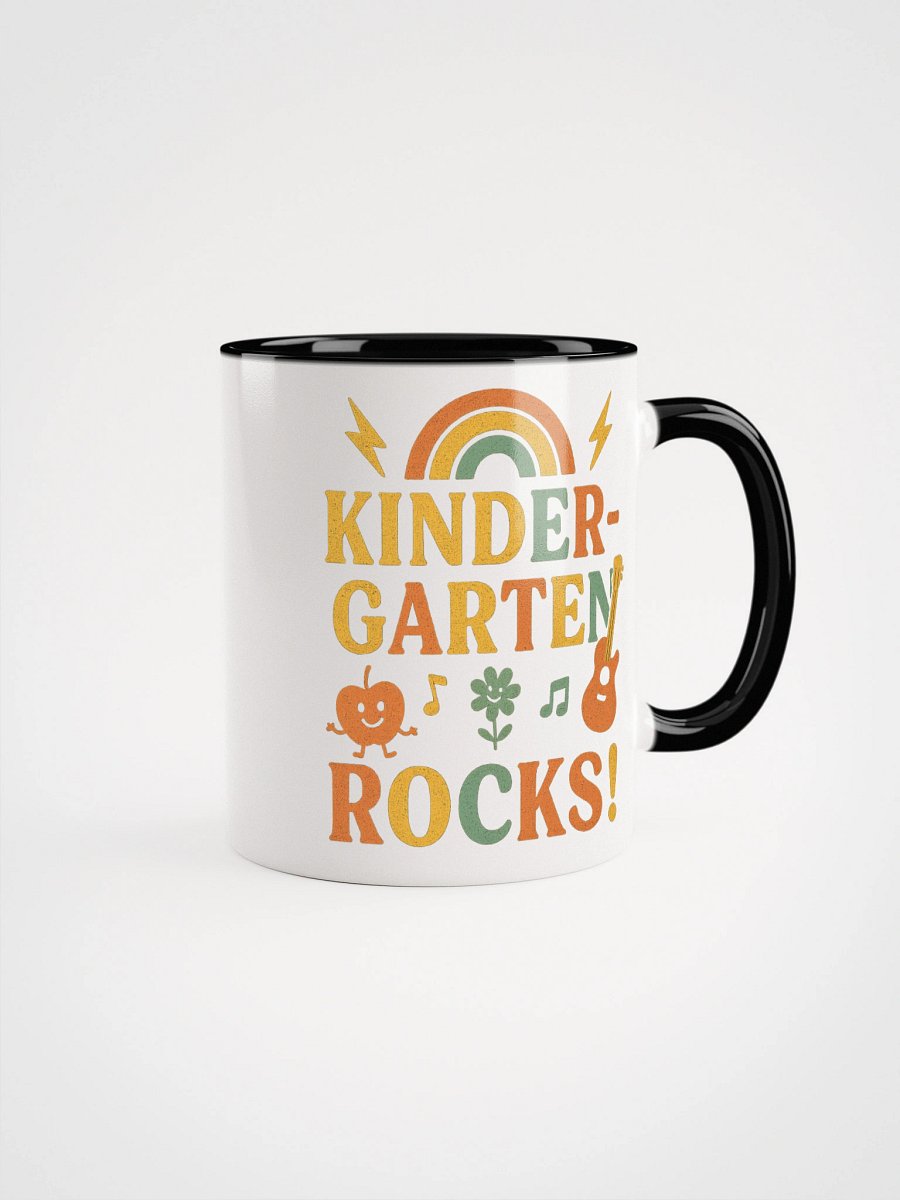 Kindergarten Rocks! Mug – Retro Coffee Cup for Teachers product image (8)