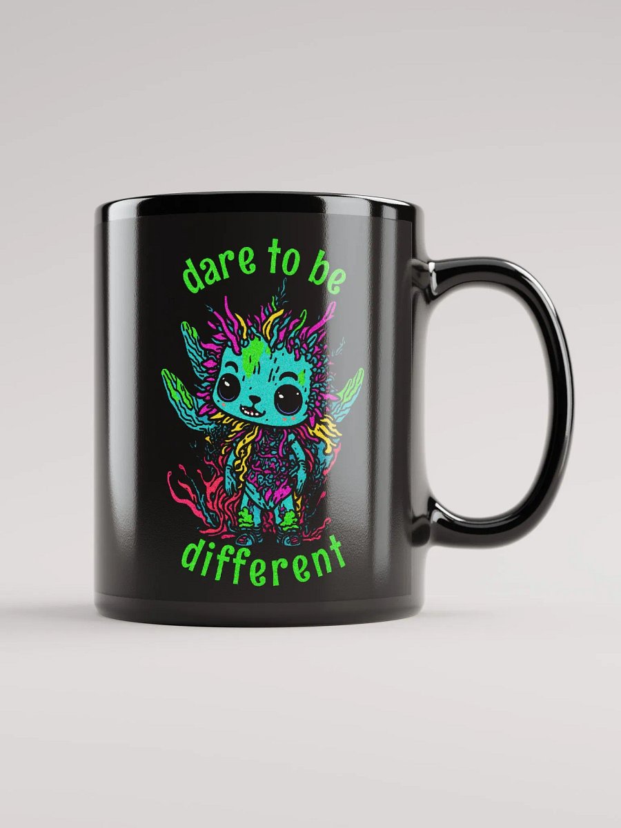 Quirky Misfits Graphic | Black Coffee Mug | Dare To Be Different product image (2)
