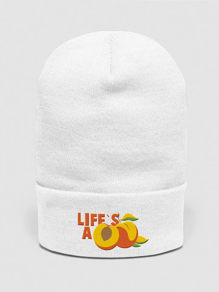 LIFE´S A PEACH BEANIE product image (1)