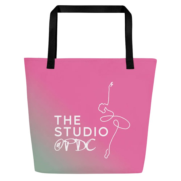 Shoe Bag Tote | Multicolour Gradient with White Logo product image (1)