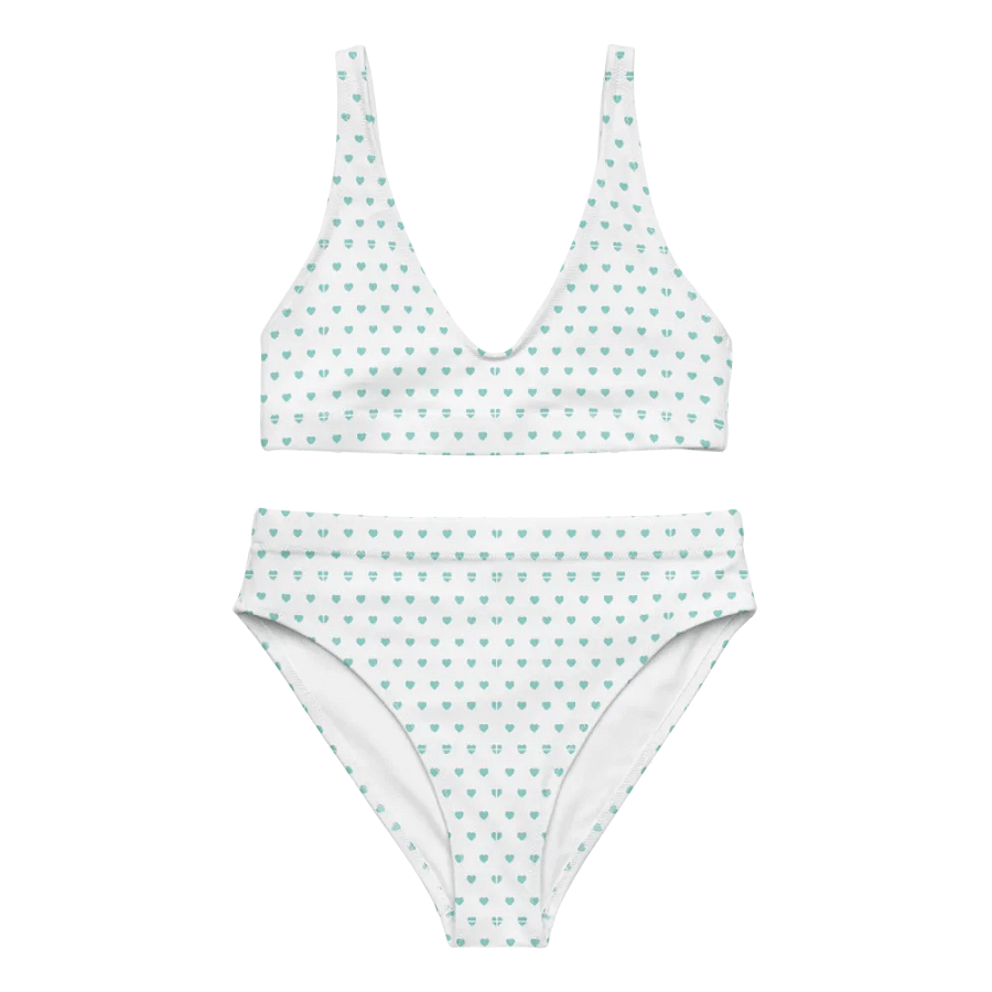 Pastel Heart Seamless Pattern High Waisted Bikini - V10 product image (9)